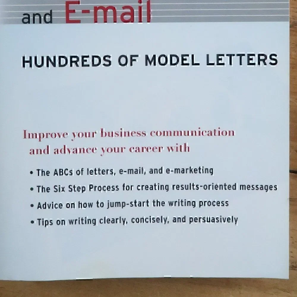 STRATEGIC BUSINESS LETTERS AND EMAIL MODEL LETTERS BY SHERYL LINDSELL ROBERTS